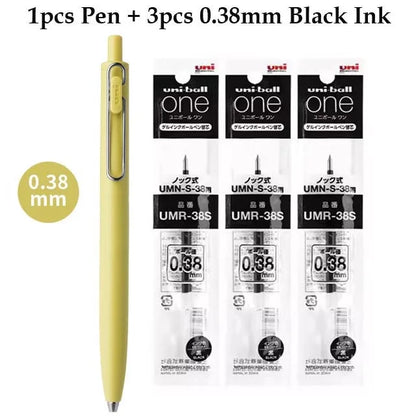 New Japan UNI Small Thick Core Gel Pen UMN-SF Summer Limited Thick Black Uniball One Low Center of Gravity Uniball Signature Pen