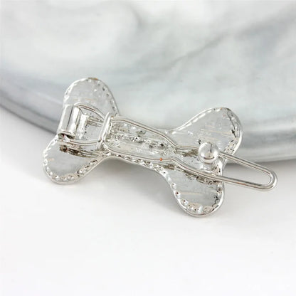Bling Pearl Dog Collar Small and Medium Dogs Crown Hair Clips Puppy Accessories Doggy Heart and Bone Necklace Pet Supplies