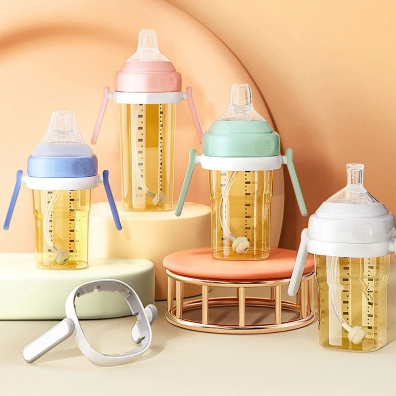 BPA Free Classic Newborn Bottle Grip Handle Compatible Silicone Handles for Hegen Bottle Size Baby Feeding Bottle Accessories