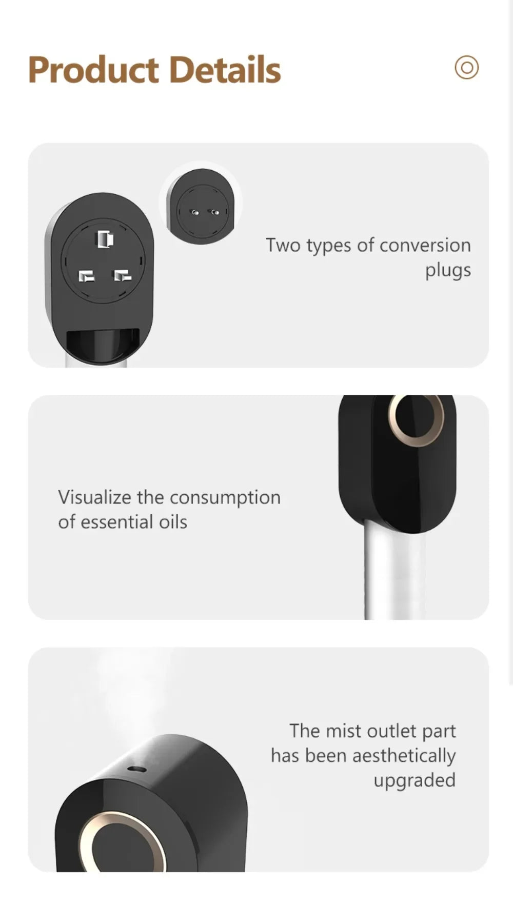 Anhydrous Essential Oil Diffuser Environment Flavoring Diffuser For Office Home Fragrance Bluetooth Control 110ml Air Flavorer