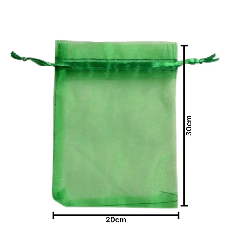 1/5/50/100Pcs Grapes Fruit Protection Bags Pest Control Anti-Bird Garden Netting Bags Mesh Agricultural Tree Garden Tool Bags
