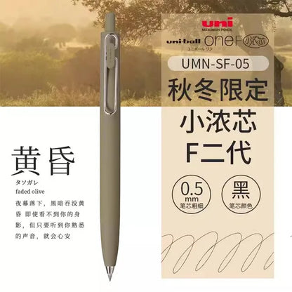 New Japan UNI Small Thick Core Gel Pen UMN-SF Summer Limited Thick Black Uniball One Low Center of Gravity Uniball Signature Pen