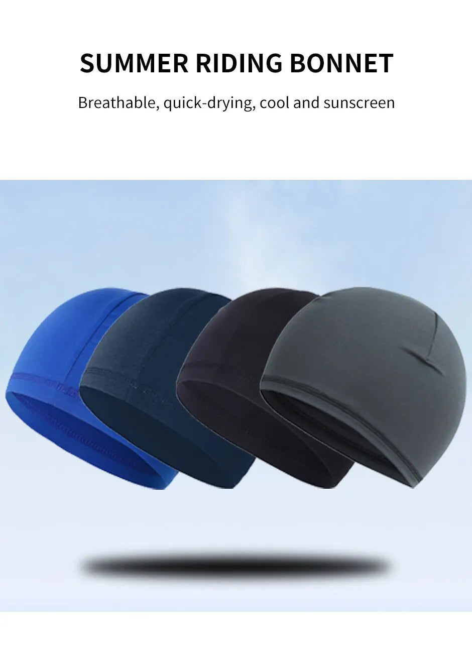 2 Pcs Cooling Skull Cap Helmet Liner Cycling Cap Cooling Cap Sports Helmet Cap for Men Women Running Skiing Hat