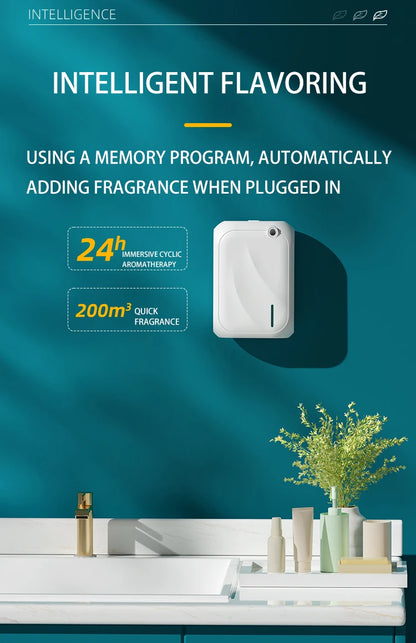 Scent Machine Wall Mounted Professional Aroma Diffuser Bluetooth Smell Distributor Electric Smell for Home Fragrance Diffuser