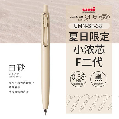 New Japan UNI Small Thick Core Gel Pen UMN-SF Summer Limited Thick Black Uniball One Low Center of Gravity Uniball Signature Pen
