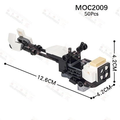 Sci-Fi Movie Series Droid Building Blocks Creative Mini Collector Turret Robot Annihilator Robot Model Bricks Toys For Kids Gift