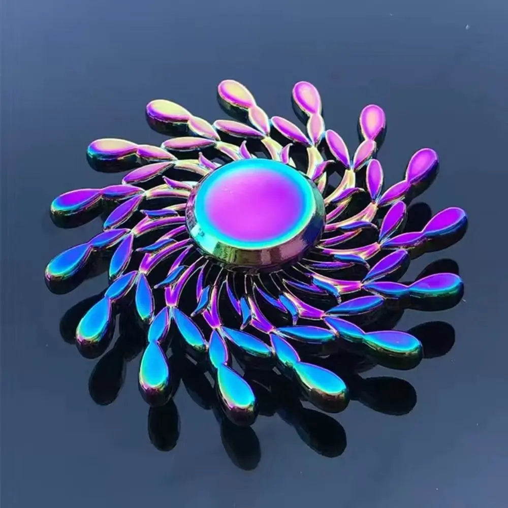 Dragon Wings Hand Spinner High Speed Low Noise Fingertip Gyro Alloy Anti Pressure Metal Rainbow Finger Spinner Children Toys