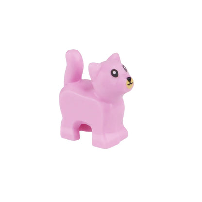 City Animal Zoo Farm Series Building Blocks Street View Panda Brown Bear Cat Pig Long Wool Sheep Cow Cattle Pet Bricks Toys Kids