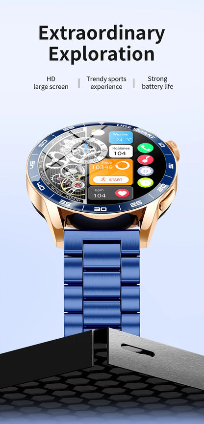 LIGE 2026 Voice Calling Smart Watch Men 1.38" HD IP68 Waterproof Sports Fitness Watches New Man Women Smartwatch For Android iOS