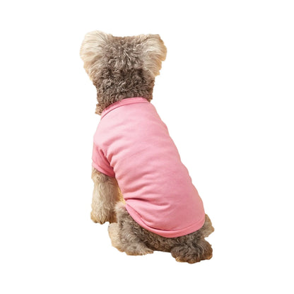 Breathable Dog T-shirt Solid Comfortable Thin Vest For Dogs Cute Summer Pet Clothes Dog Vest Tops Pet Supplies