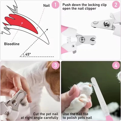 Pets Nail Clipper Dog Cat Nail Clippers Pet Claw Care Grooming Pet Supplies Dog Grooming Когтерезка Для Котов