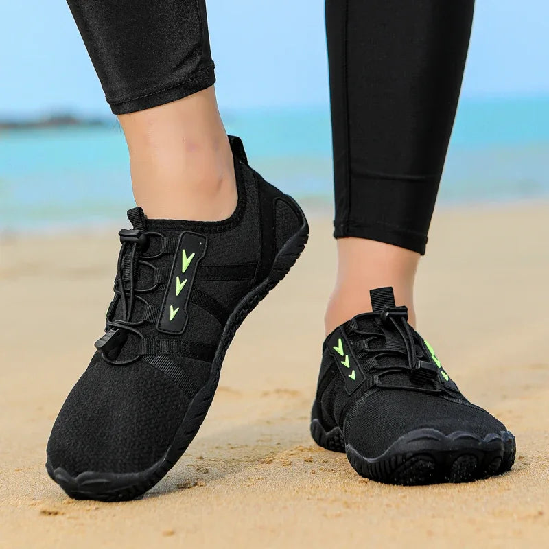 Aqua Shoes Men Beach Barefoot Water Shoes Summer Swimming Light Portable Wader Quick Dry Outdoor Upstream Wading Sneakers