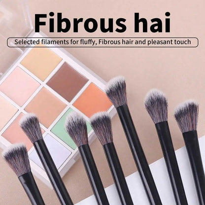 22pcs Makeup Brush Set Including 20pcs Professional Aluminum Tube Makeup Brushes, 2pcs Air Cushion Puffs For Daily Use