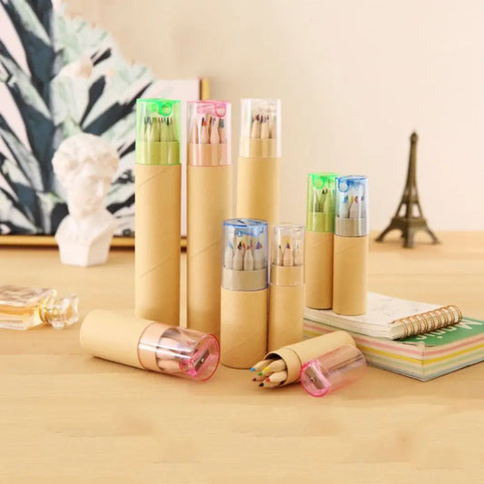 Creativity Crayon Student Pencil 12 Color Student Stationery Drawing Pencil Drawing Art Portable Painting Pencil
