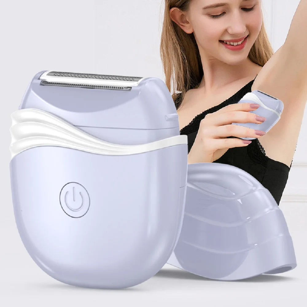 Women's Epilator Electric Hair Shaver Mini Hair Removal Trimmer Portable Body Hair Remover Razor Armpit Arm Leg Hair Epilator