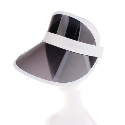 Summer Casual Unisex PVC Outdoor Hat Transparent Visor Party Casual Hat Clear Plastic Adult Sunscreen Cap
