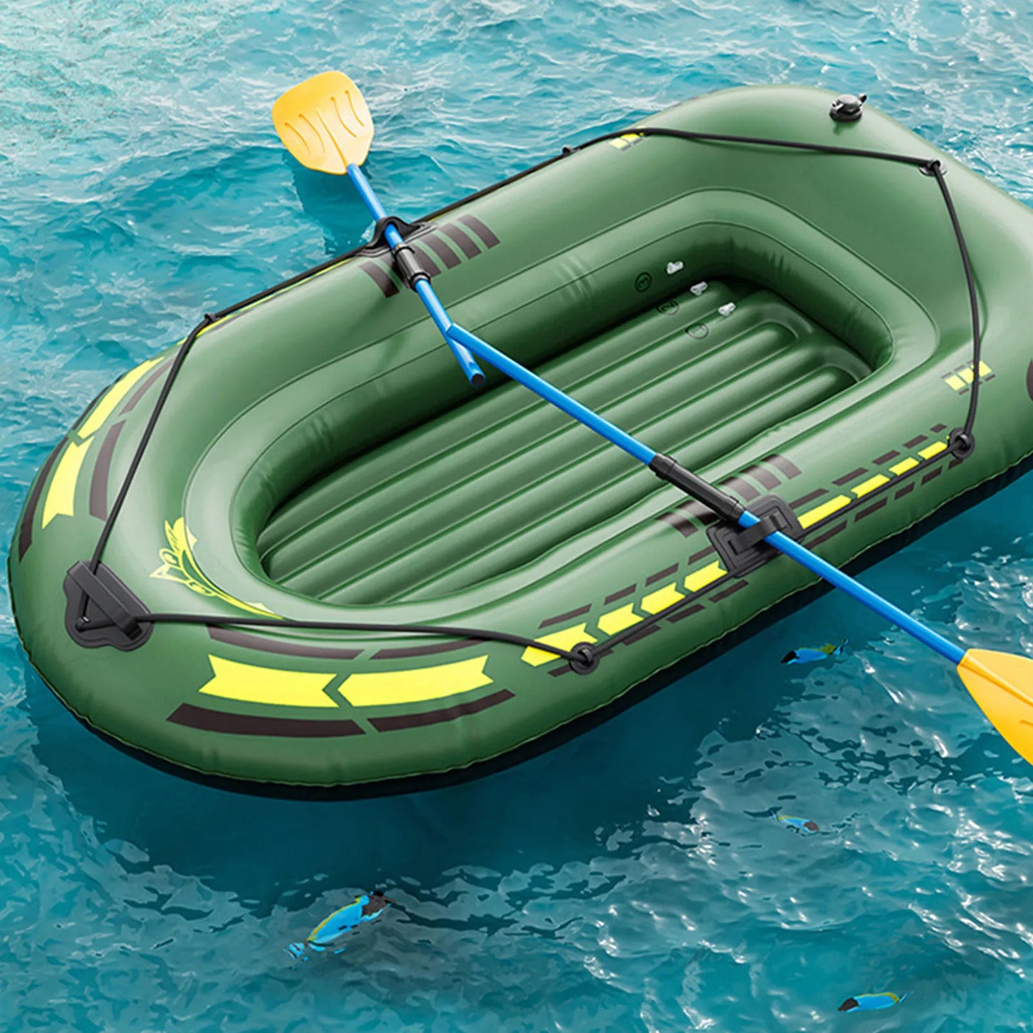 High Quality 0.4mm PVC Iatable Kayak Canoe Rowing Air Boat DoubleDrifting Diving Iatable Boat Fishing Boat
