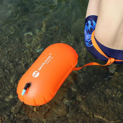 3 colors Swimming Float Bag Thickened Buoy Anti Drowning Drifting Ball Swimming Bunch Canoe Storage Drifting Bag