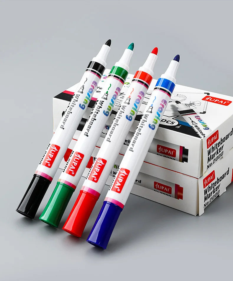4Pcs/Set Erasable Magnetic Whiteboard Marker Pen Blackboard Marker Chalk Glass Ceramics Office School Art Marker Stationery