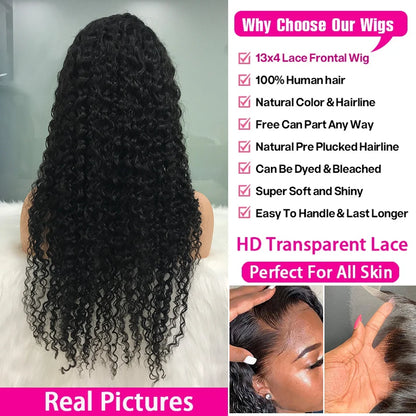30 40 Inch Body Wave 13x4 13x6 Hd Lace Frontal Wigs For Brazilian Women Human Hair Wigs Lace Front Pre Plucked Human Hair Wig