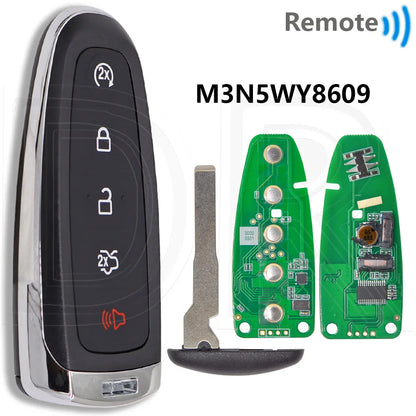 Great ID46 PCF7953 Chip 315/433MHz M3N5WY8609 Car Key For Frod Edge Focus Expedition Escape Flex Taurus Explore 2011-2018