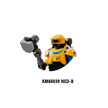 Jedi Temple Guard Building Blocks Count Dooku Mini Mace Windu Figurine Ahsoka Tano Bricks Qui-Gon jinn Figure Kids Toys G0108