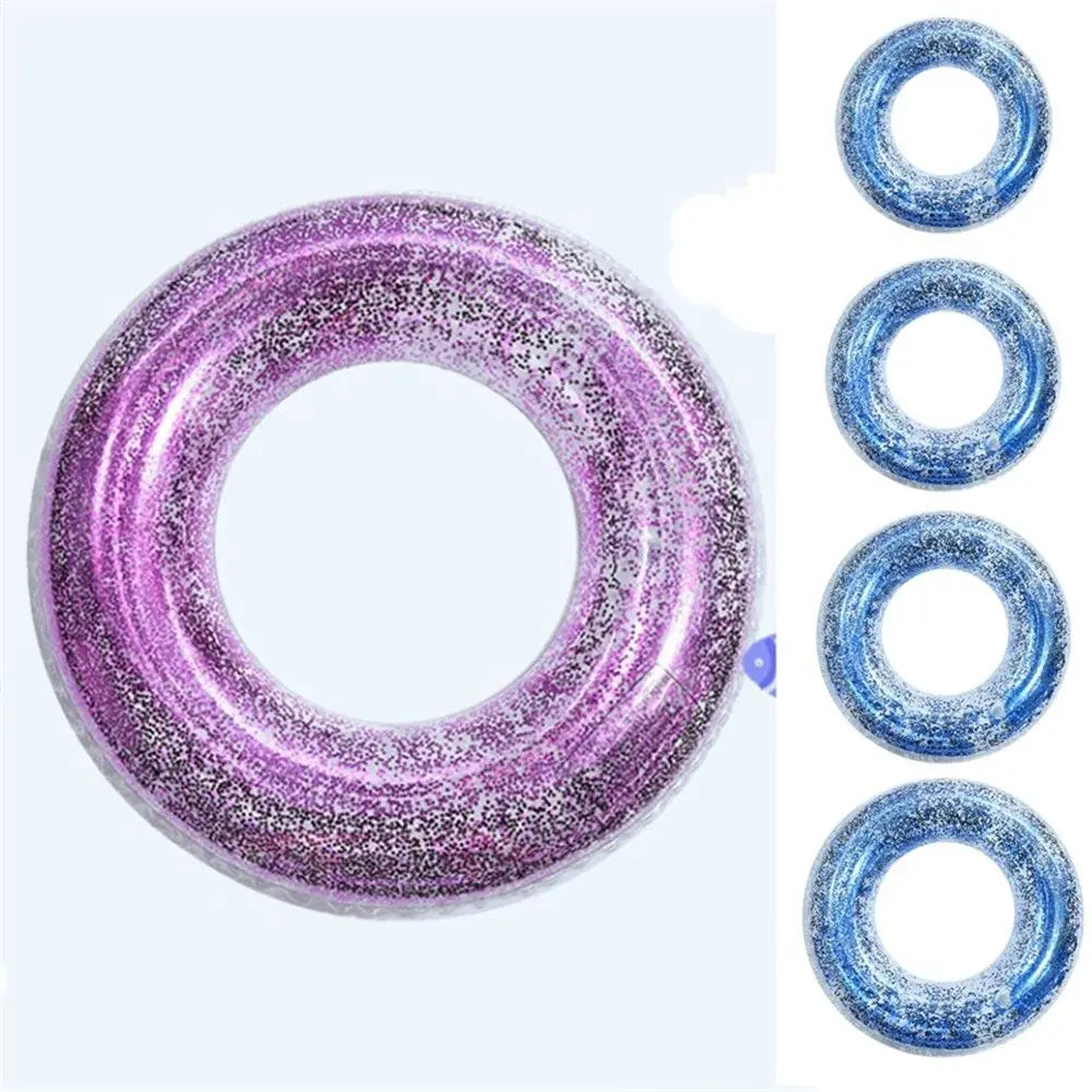 Water Raft Fun Inflatable Transparent Swimming Ring Safety Float Circle Pool Toys Swimming Pool