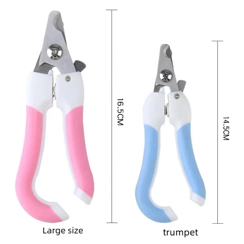 Dog Nail Clipper Scissors Kitten Nail Toe Claw Clippers Trimmer Labor-Saving Grooming Tools for Animals General Pet Supplies