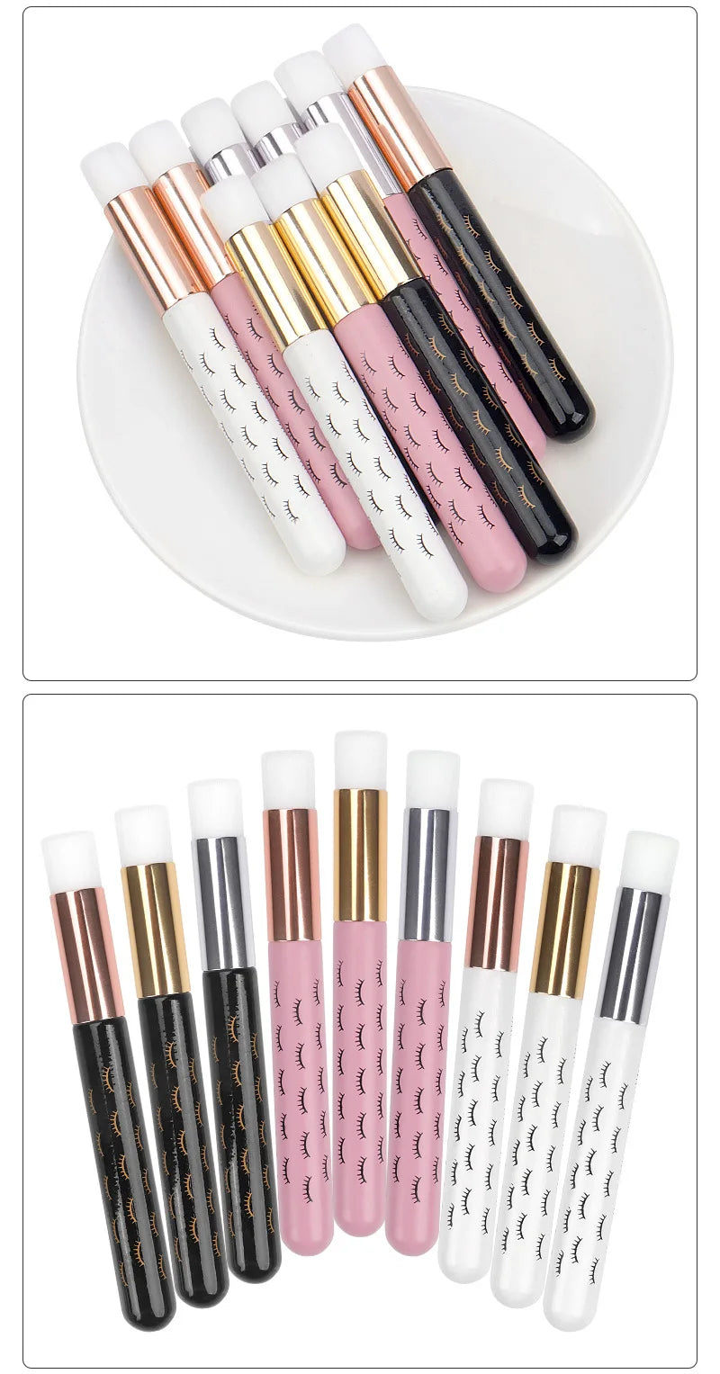 1/5PCS Eyelash Cleaning Brush lash Extension Applicator Eyebrow Nose Brushes Washing Bottle Skin Care Makeup Tool clean Supplies