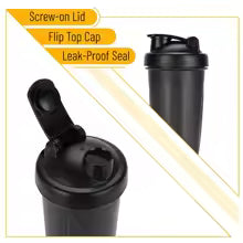Portable Protein Shaker 600ml Fitness Bottle