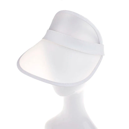 Summer Casual Unisex PVC Outdoor Hat Transparent Visor Party Casual Hat Clear Plastic Adult Sunscreen Cap