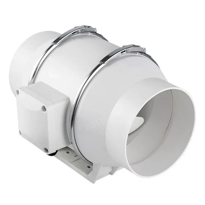 3/4/5/6Inch Industrial Exhaust Fan 220V Grow Silent Pipe Duct Bathroom Extractor Ventilation Kitchen Toilet Wall Air Ventilator