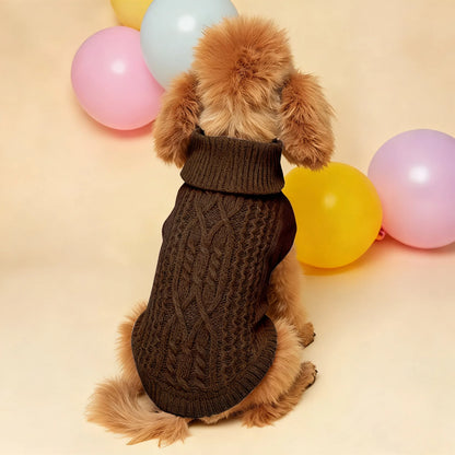 Dog Sweaters Fashionable Pet Clothing Lightweight, Soft, Comfortable, and Warm Winter Pet Clothes Outdoor Portable Pet Supplies