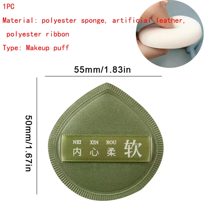 1Pcs Not Eat Foundation Makeup Sponge Puff Dry Wet Dual-use Soft Cotton Candy Air Cushion Foundation Powder Puff Makeup Tools