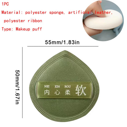 1Pcs Not Eat Foundation Makeup Sponge Puff Dry Wet Dual-use Soft Cotton Candy Air Cushion Foundation Powder Puff Makeup Tools