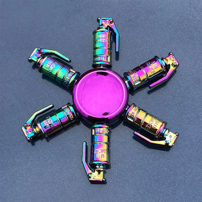 Dragon Wings Hand Spinner High Speed Low Noise Fingertip Gyro Alloy Anti Pressure Metal Rainbow Finger Spinner Children Toys