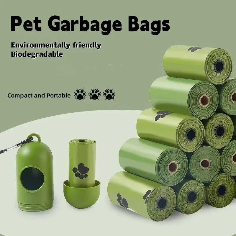 Dog Poop Bag Biodegradable Pet Garbage Bag Dog Poop Bags Dog Poop Bag Dispenser Dog Cleaning Supplies Dog Products for Dogs Gift