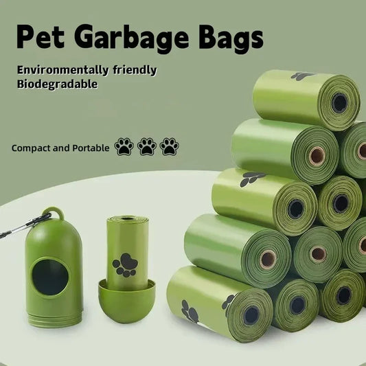 Dog Poop Bag Biodegradable Pet Garbage Bag Dog Poop Bags Dog Poop Bag Dispenser Dog Cleaning Supplies Dog Products for Dogs Gift