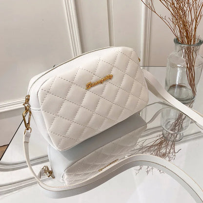 Tassel Small Messenger Bag For Women 2023 Trend Lingge Embroidery Camera Female Shoulder Bag Fashion Chain Ladies Crossbody Bags