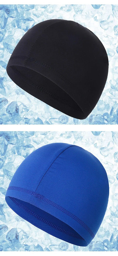 2 Pcs Cooling Skull Cap Helmet Liner Cycling Cap Cooling Cap Sports Helmet Cap for Men Women Running Skiing Hat