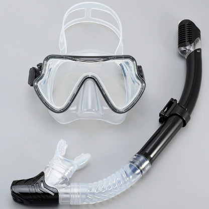 Professional Scuba Diving Masks Snorkeling Set Adult Silicone Skirt Anti-Fog Goggles Glasses Swimming Pool Equipment