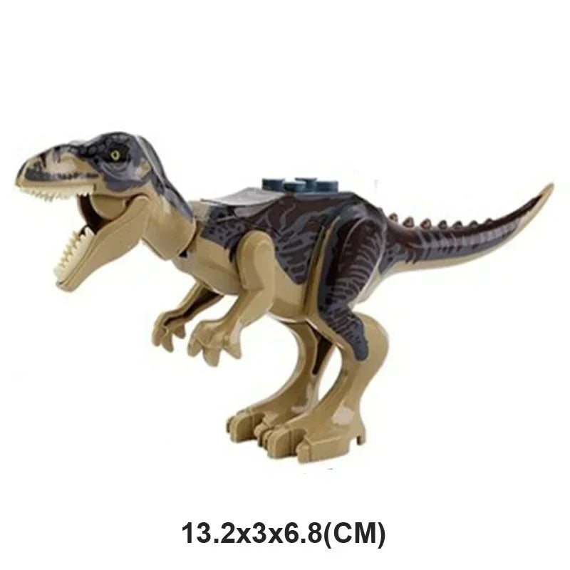 Great Value!!! Mosasaurus Jurassic World Park Dinosaurs Rex Indoraptor Triceratops Indominus Building Block Toys Dinosaur Gift