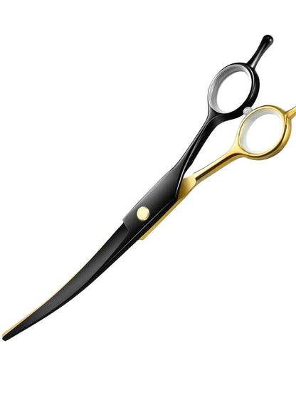 Pet Grooming Scissors Dog Hair Tool Set Professional Trimming Scissors Bent Scissors Teddy Haircutting Scissors Pet Supplies