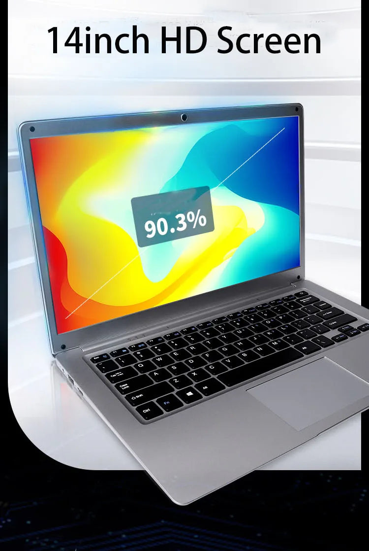 14 inch Cheap  Windows 10 Laptop Notebook Student Laptops WiFi Bluetooth Camera Computer