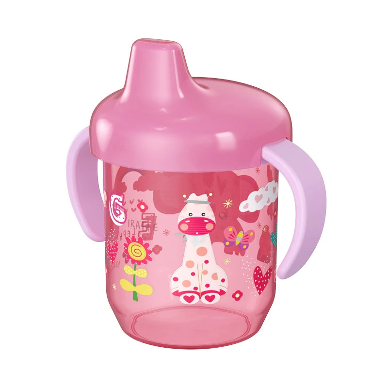 Baby Duckbill Drinking Cup Wide Mouth Cup Double Easy-grip Handle for Tiny Hands,for Toddlers Transition to Independent Drinking