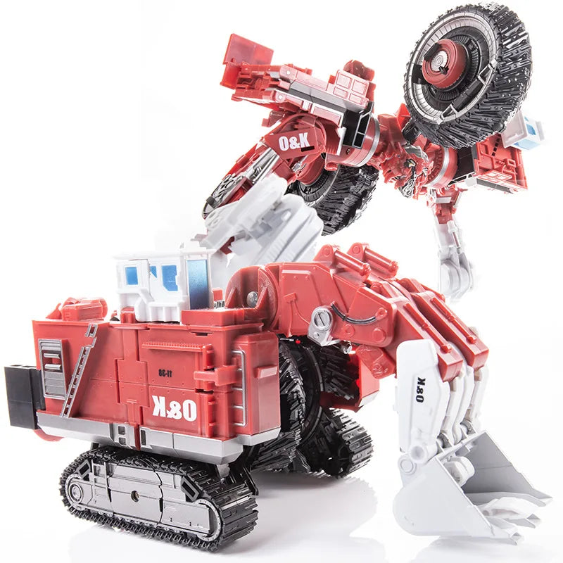 AOYI Cool 8 IN 1 Oversize Devastator Toys Boy Anime Hook Action Figures Robot Car Engineering  Vehicle Model Kids