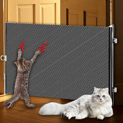 Retractable Baby Gate Pet Gate Extendable Baby Safety Gate Multifunctional Animal Fence Cat Barriers 40x125cm Pet Supplies