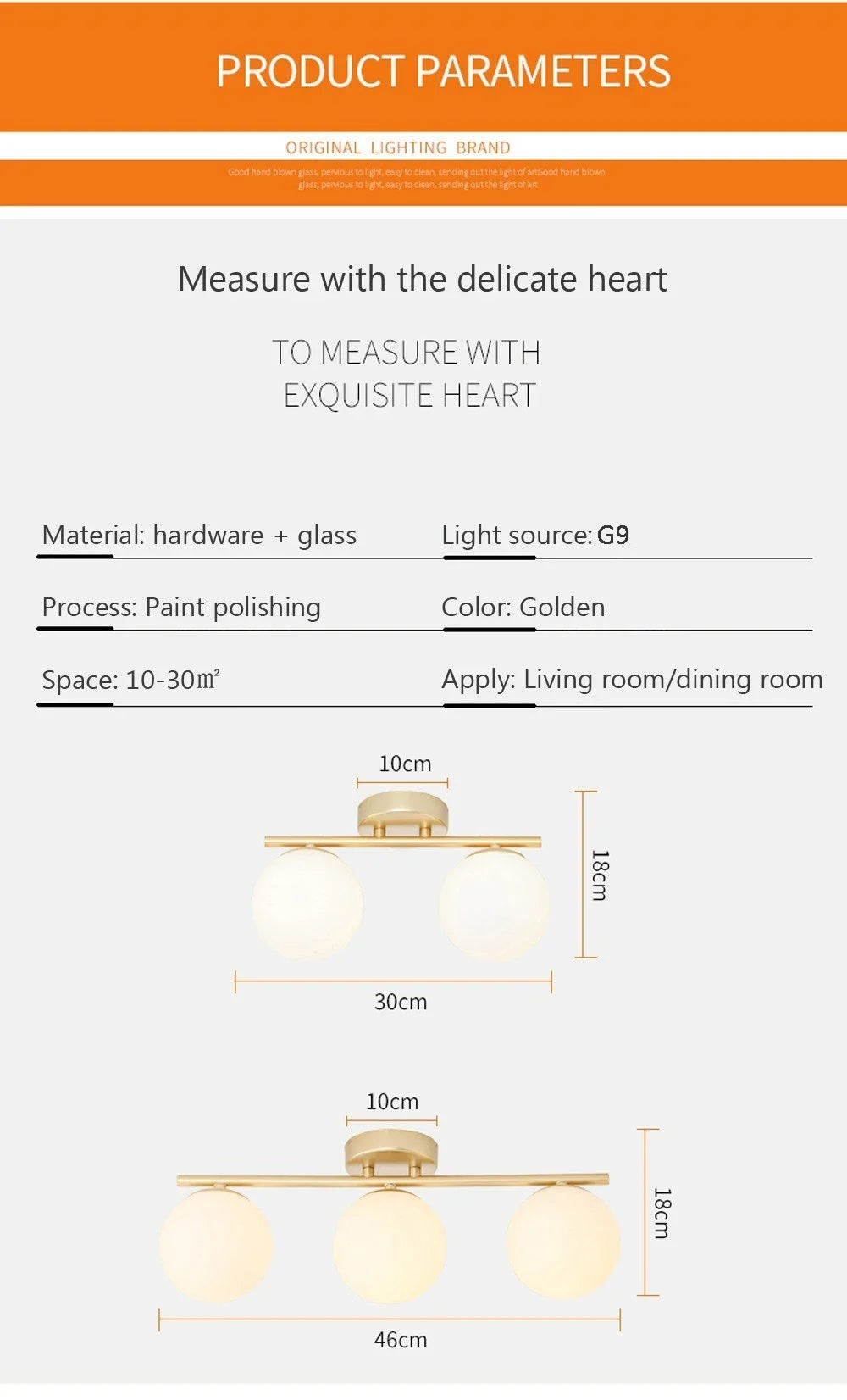 Modern LED Glass Ceiling Lights Full Copper Orb Glass Lamps Aisle Corridor Entry Living Rooms Bedrooms Home Decor Light Fixtures