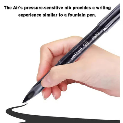 Uni Ball Air Micro Gel Rollerball Pen UBA-188 0.5/0.7MM Japanese Stationery Black Technology Straight Liquid Free Control Ink