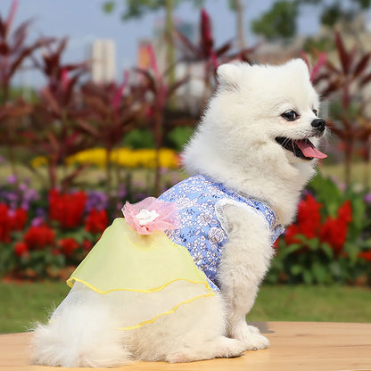 Pet Dresses Spring And Summer Pet Cothes Spring And Summer Cute Pet Supplies Dresses Rose Dress Dog Clothes Ropa Para Perros